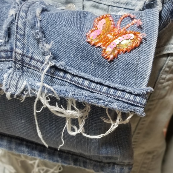 Denim jean crossboby bag - Picture 5 of 8